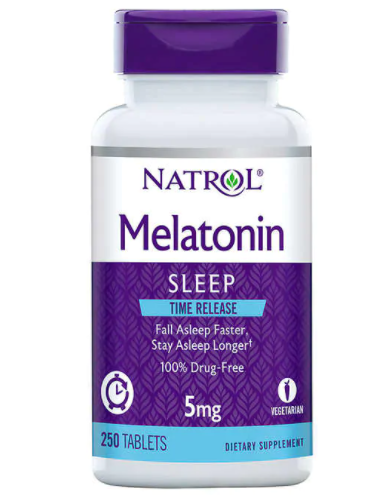 Natrol Melatonin Time Release 5 mg., 250 Tablets - Home Deliveries