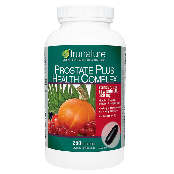 trunature Prostate Plus Health Complex, 250 Softgels ) | Home Deliveries