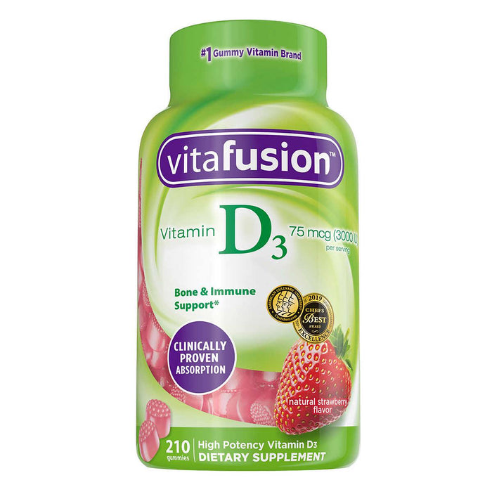 vitafusion Vitamin D₃ 75 mcg, 210 Adult Gummies ) | Home Deliveries